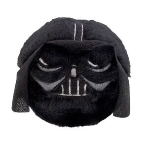 TY Beanie Baby Bouncer Ball Black Darth Vader Sith Lord Star Wars Plush Toy NWT